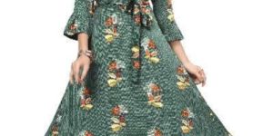 Printed Designer Gown