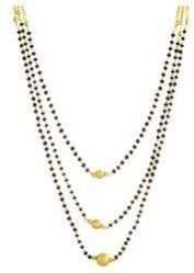 Three Layer Gold Plated Mangalsutra