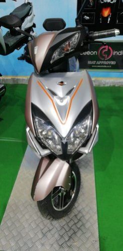 Sliver Electric Scooty