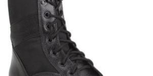 Men Leather Black Boot