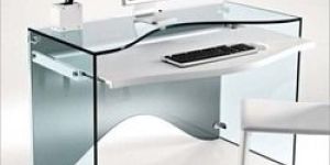 Descogram Glass Computer Tables