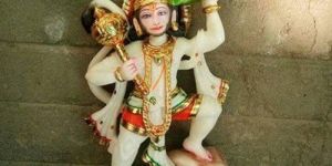 Marble Multicolor Hanuman Statue