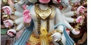 Marble Panchmukhi Hanuman Statue