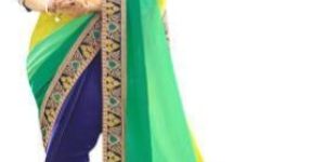 Georgette Plain Stylish Saree