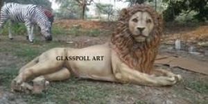 Natural Lion Sculpture