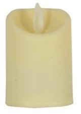 Yellow Plastic LED Flameless Candle