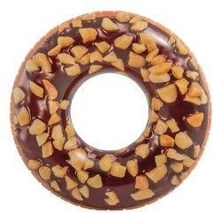 Vinyl Inflatable Nutty Chocolate Donut Tube