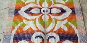 White Plastic Floor Mat