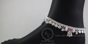 Salem Silver Anklets
