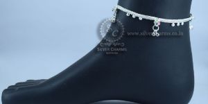 Trendy Silver Anklets