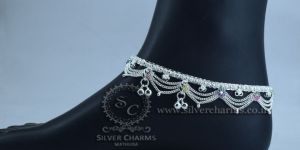 Unique Agra Fancy Silver Payal