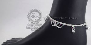 Fancy Agra Silver Payals