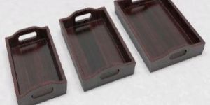 Wooden Fruit Tray Set