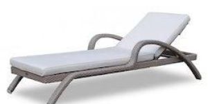 Wicker Hub Standard Deck Sun Lounger