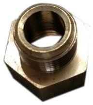 Golden Polished Hex Nipple