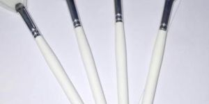 Wooden Mentok Beauty Cosmetic Fan Brush