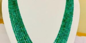 Natural Emerald Beads Necklace