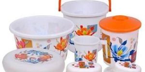 Plastic Bathroom Set