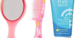 Oriflame Sweden Pure Skin Face Scrub with Mirror Comb Combo