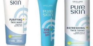 Oriflame Sweden Pure Skin Face Wash Spot Gel & Face Toner Combo