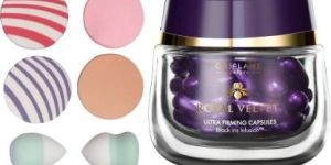 Oriflame Sweden Royal Velvet Ultra Firming Capsules with Puff Sponge Combo