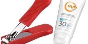 Oriflame Sweden Sun Zone Whitening Lotion with Nail Cutter Combo
