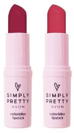 Wine Classic Red Avon Simply Pretty Colorbliss Matte Lipstick