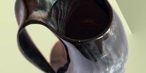 Viking Bar Mug Real Horn Handmade from Natural Material