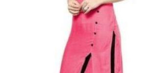 Front Slit Plain Kurti