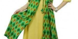 Printed Jacket Kurti