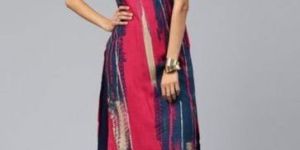 Sleeveless Printed Long Kurti