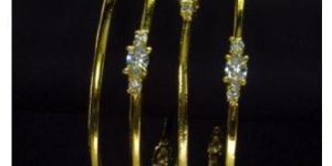 Rose Cut Diamond Bangles