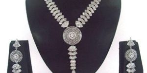 Stone Artificial Diamond Necklace Set