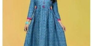 Ladies Printed Anarkali Kurti