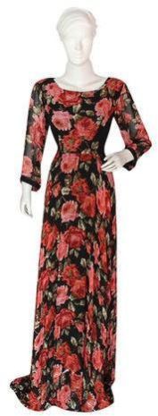 Ladies Printed Gown