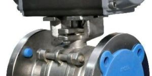 PNEUMATIC ACTUATOR OPERATED BALL VALVE FLANGED END 150#