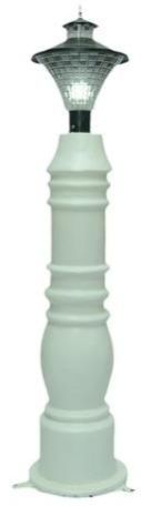 White Floor Lamp Post