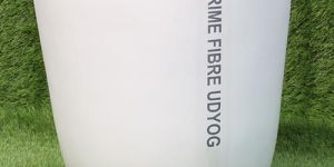 White Round FRP Planter