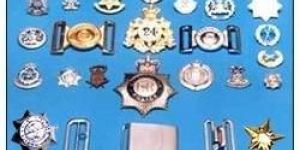 Military Metal Badges