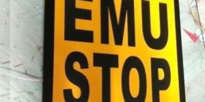 Reflective EMU Stop Board