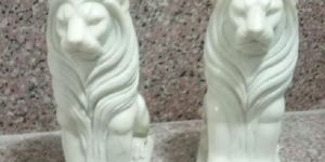 Marble Lion Statue