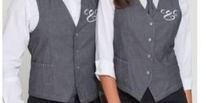 Vest Grey Hotel Uniform