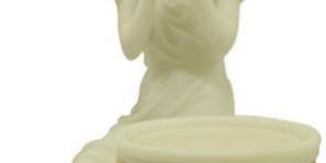 Pot Lady Cultured Marble Statue