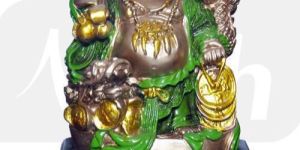 Multicolor Resin Laughing Buddha Statues