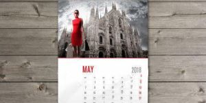 Multicolor Printed Wall Calendar