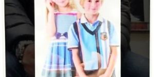 White Glass Photo Frame