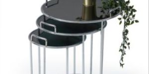 Stainless Steel Side Table