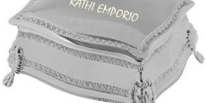 Silver Plated Lion Box