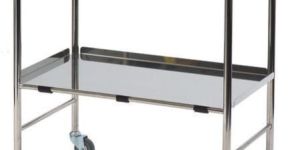 Stainless Steel Hospital Instrument Trolley