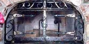 Wrought Iron Fireplace Screen